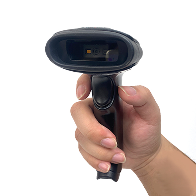 Supermarket Qr Code Wired Hand Held Usb Cable Wired Barcode Scanner